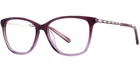 Adrienne Vittadini AV1258 Plum Fade Womens Eyeglasses Frame 53-16-140 Rx Ready New. Price: $67.99.