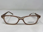 Parade Eyewear 1729 Nude 48-17-135 Light Brown Full Rim Eyeglasses Frame P923 New. Price: $45.00.