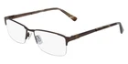 Joseph Abboud JA4086 210 Brown Bronze Square Eyeglasses Half-rim Frame 56-17-145 New. Price: $183.60.