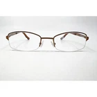Oscar De Renta Eyeglasses Womens Brown Semi-rimless OSL707 210 50-20-135 Pre-owned. Price: $39.99.