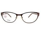 Unit New Dea Leora Choc Eyeglass Frame 53-18-40 #815. Price: $102.00.