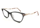 Tura Brilliance Eyeglasses Frames TE284 Gry Gray Rose Gold Cat 52-16-135 New. Price: $199.99.