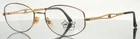 Luxottica LU2244 G676 Gold Womens Oval Full Rim Eyeglasses 54-17-135 B:36 New. Price: $39.99.