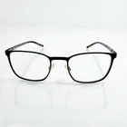 Morel Lightec 8237L NN052 Black Rectangle Eyeglass Frames 49-18 140 Only Pre-owned. Price: $69.87.