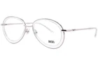 Diesel DL5007 1001 Eyeglasses Frame Shiny Silver Full Rim Oval Shape 52MM New. Price: $119.95.