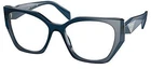 Prada 18WV 08Q101 54MM Women's Blue Crystal Eyeglasses New. Price: $179.99.