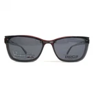 Easyclip Eyeglasses Frames EC328 30 Brown Red With Magnetic Clip-on 52-16-135 New. Price: $49.99.