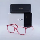 New Celine CL50027I 075 Transparent Pink 55MM Eyeglasses. Price: $213.19.