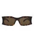 Balenciaga Unisex Square/rectangle Havana Brown Fashion Designer Eyewear Pre-owned. Price: $143.99.