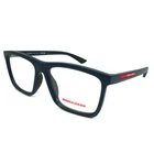 Prada Eyeglasses Frames VPS01T MAG-1O1 Matte Blue Rectangle Full Rim 56-17-145 New. Price: $249.99.