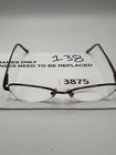 Coach Dana (130) Coffee 50-17-135 Brown Half Rim Metal Eyeglasses Frame. Pre-owned. Price: $14.97.
