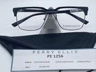 Brand New Perry Ellis Eyeglass Frames 1256-2 Navy Gunmetal 53-18-140. Price: $74.95.