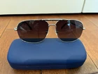 Mont Blanc MB513S 16B Silver Aviator Gray 61-14-140MM Non-polarized Sunglasses New. Price: $200.00.