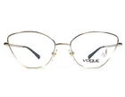 Vogue Eyeglasses Frames VO4142-B 848 Pale Gold Cat Wire Crystals 54-17-135 New. Price: $49.99.
