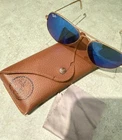 Ray-ban RB3025 L2823 Aviator Large Metal Black Sunglasses 58 14 Made In Italy Pre-owned. Price: $28.50.