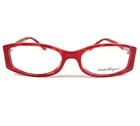 Salvatore Ferragamo Eyeglasses Frames 2667 656 Clear Red Silver Chains 51-16-130 New. Price: $69.96.