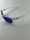Oakley Sliver Stealth Matte Clear Sapphire Iridium Polarized OO9408-0456 Blue Pre-owned. Price: $229.99.