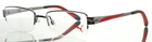 Puma PU15406 Grey Boys Kids Rectangle Half Rim Eyeglasses 48-17-135 B:27 New. Price: $24.99.