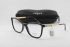 New Vogue 5334 W44 Black Gold Gunmetal Authentic Eyeglasses 52-16. Price: $64.68.
