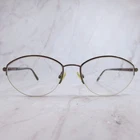 Tom Ford TF5235 045 Bronze Cat Semi-rimless Eyeglass Frames Italy 53-17-135 Pre-owned. Price: $149.99.