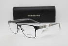 New Burberry 1289 1007 Black Gunmetal Clear Authentic Eyeglasses 55-16. Price: $183.96.