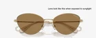 Swarovski Sunglasses 7014 4013M4 Pale Gold Clear Crystals Photochromic W/case New. Price: $135.00.