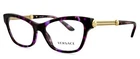 New Versace 3214 5152 52MM Purple Havana Gold Cat Eyeglasses Frames Italy. Price: $201.59.
