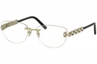 Caviar Rimless Eyeglasses 2374 21 Gold Crystals Frame New 54MM Italy. Price: $224.00.