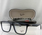 Ray-ban Square Eyeglasses RB7025 5719 Transparent Blue Frame Clear Lens 55MM New. Price: $99.99.
