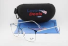 New Ray-ban Rb 6494 3155 Blue Gunmetal Silver Authentic Eyeglasses 56-18. Price: $138.60.