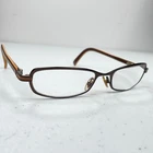 Gucci Eyeglasses Frames Gg 2762 Ehr Brown Slim Rectangle 51-17 130 Italy Pre-owned. Price: $59.00.