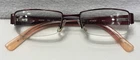 Calvin Klein CK5232 604 Burgundy Half Rim Eyeglass Frames Only 50 18 135 Pre-owned. Price: $44.99.