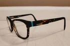 Diesel DL5071 052 Dark Tortoise Square Eyeglasses Frame 55-16 145 Teal Brown Pre-owned. Price: $34.99.