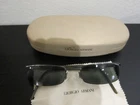 Giorgio Armani GA265 ZK2 Silver Metal Eyeglasses Frame Gray Authentic 51-19-145 New. Price: $40.00.