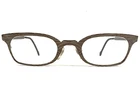 Vintage Eyeworks Eyeglasses Frames Santo 414 Brown Silver Rectangle 45-23-130 New. Price: $68.53.