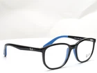 Ray-ban Rb 1619 3862 Black On Blue Kids Eyeglasses Frames 49-16-130 New. Price: $49.95.