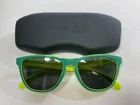 Charlett Eyewear Sunglasses Teal/neon Green Plastic Frame Women New In Case. Price: $12.99.