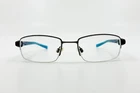Nike 8072 221 Brown Orange Blue Half Rim Eyeglasses Frames 49-18 140 700 Pre-owned. Price: $49.99.
