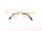 Cartier Eyeglasses, Frames Only, 3139986 Gold, 56-18-140, Pure Titanium, France Pre-owned. Price: $399.99.