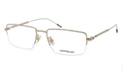 New Montblanc Semi-rimless Eyeglasses MB0113O 002 56-18 150 Shiny Gold Frames. Price: $349.99.