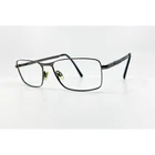 Turboflex Eyeglasses Mens Gunmetal Gray Rectangular Full Rim 54-15-140 Pre-owned. Price: $39.99.