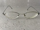 Calvin Klein Eyeglasses Frames Only Japan 49-17-140 Oval Metal Full Rim Silver Pre-owned. Price: $29.87.