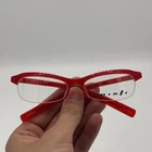 Alain Mikli Eyeglasses Frames Red Half Rim Women Plastic Stylish M0508 New. Price: $69.97.