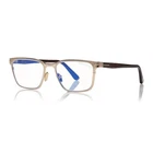New Tom Ford FT5733-B 028 Rose Gold/dark Havana/clear Blue Light Block 53MM. Price: $180.80.