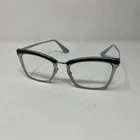 Prada Eyewear Vpr 15U KI5 52-19-145 Blue Gray Clear Silver Eyeglasses 123Y Pre-owned. Price: $68.00.