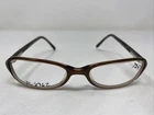 Anne Klein AK8028 125 49-17-135 Brown Plastic Full Rim Eyeglasses Frame Q247 New. Price: $44.00.
