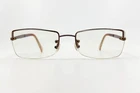 Calvin Klein CK1042 119 Eyeglasses Brown Half Rim Frames Only 54-17-130 Pre-owned. Price: $20.99.