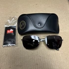 Ray-ban RB3515 004/71 Sunglasses Frame Aviator Silver/black Only Pre-owned. Price: $31.90.