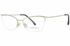 Versace VE1261B 1252 54 Eyeglasses Frame Women's Pale Gold Semi Rim Cat New. Price: $179.99.
