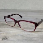 Coach Hc 6089 5484 Red Sand Gradient Eyeglass Frames Only 51-16 135MM Full Rim Pre-owned. Price: $24.99.